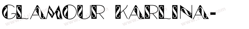 Glamour Karlina字体转换